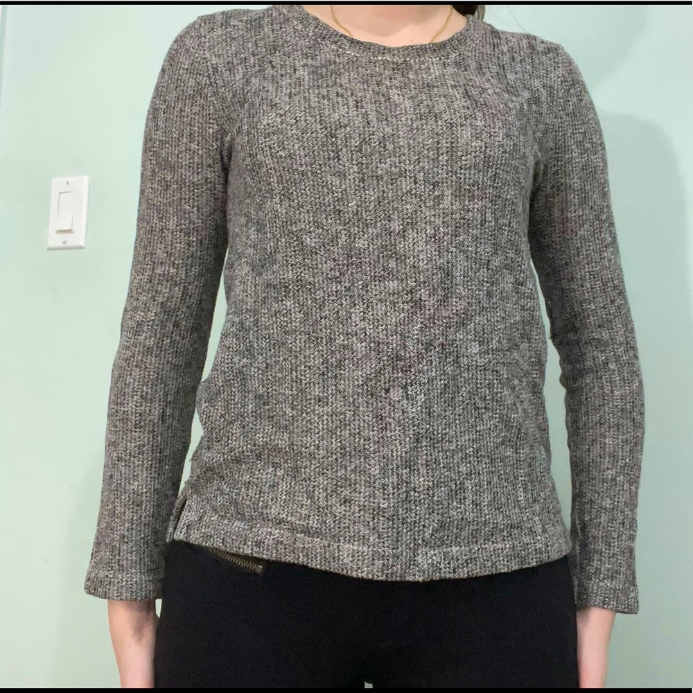 Madewell Gray Knit Sweater- Size XS